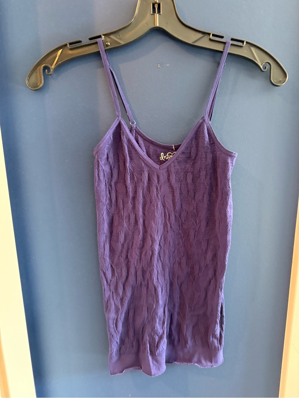 NWT Free People Purple Lace-Overlay Camisole Tank Top